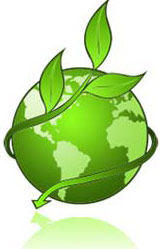 icon of plant wrapping around the earth